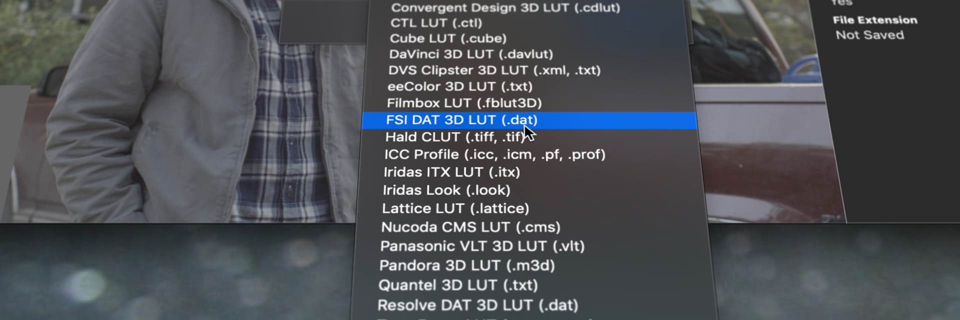 LUT Formats