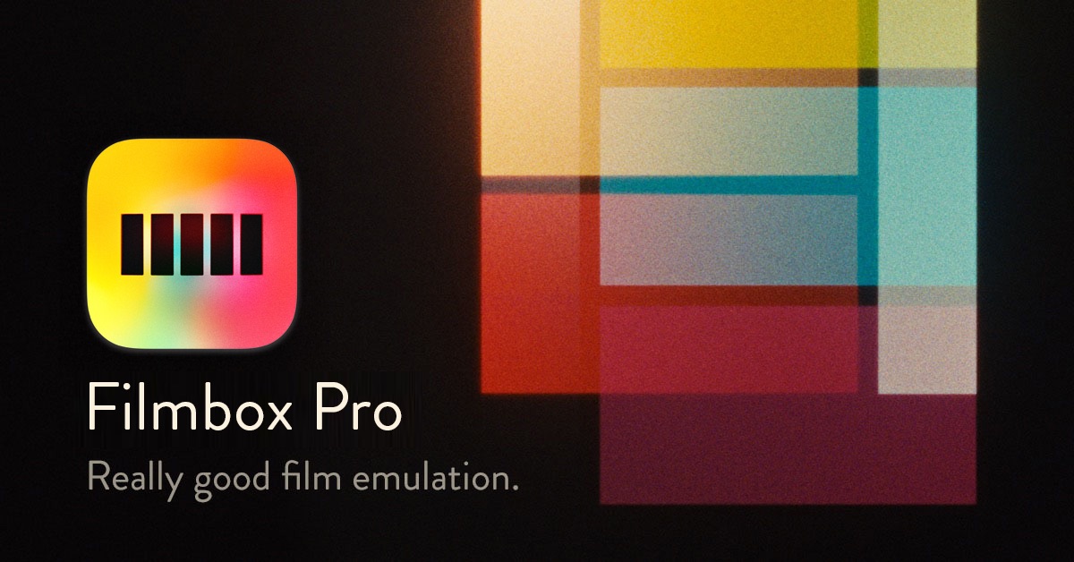 Filmbox Pro · The gold standard for film emulation
